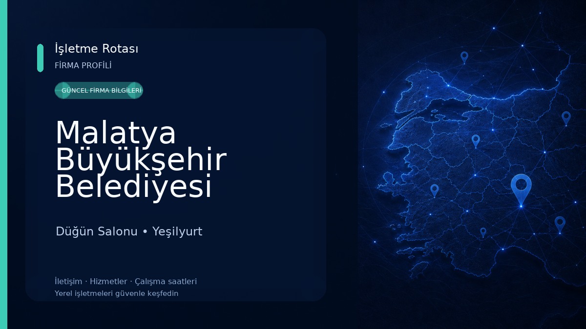 Malatya Büyükşehir Belediyesi Belsos Nikah ve Düğün Salonu Düğün Salonu