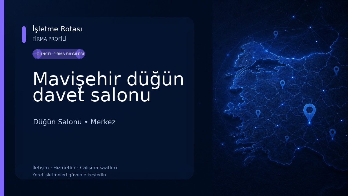 Mavişehir düğün davet salonu Düğün Salonu