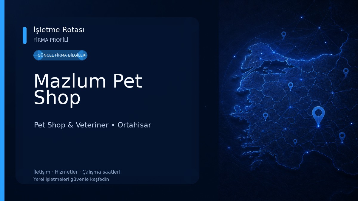 Mazlum Pet Shop Pet Shop & Veteriner