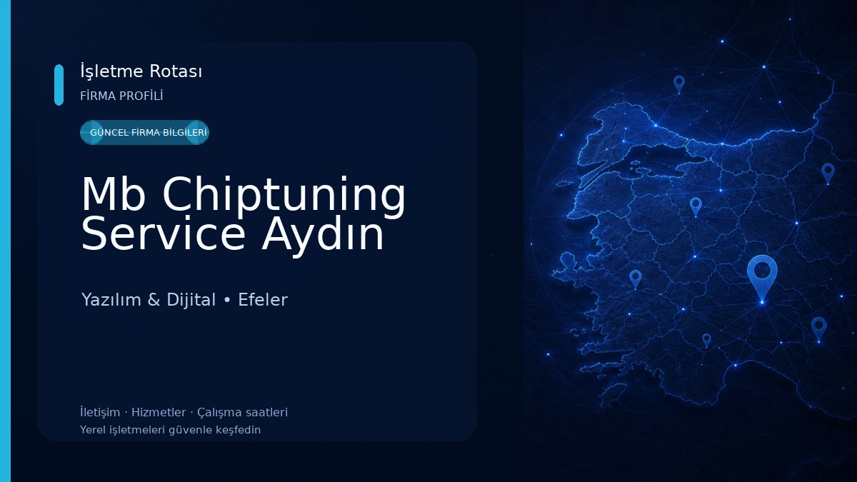 Mb Chiptuning Service Aydın Yazılım & Dijital