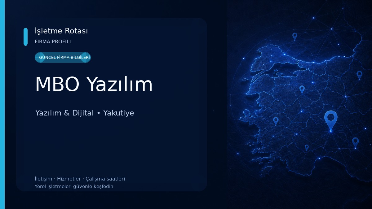 MBO Yazılım Yazılım & Dijital