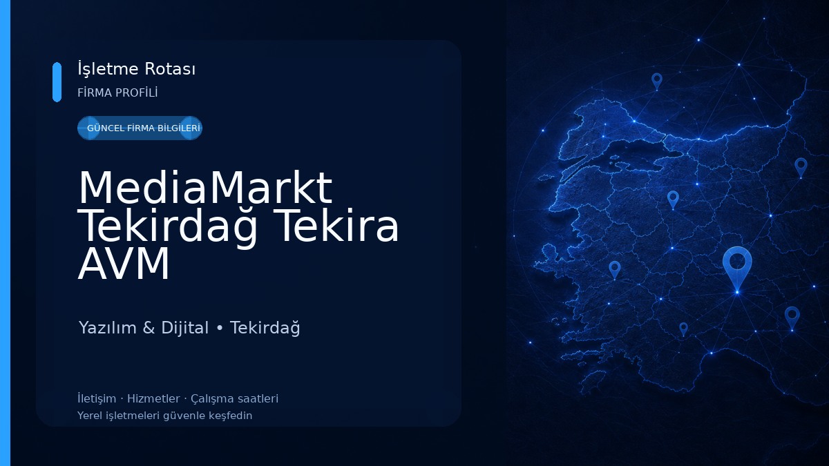 MediaMarkt Tekirdağ Tekira AVM