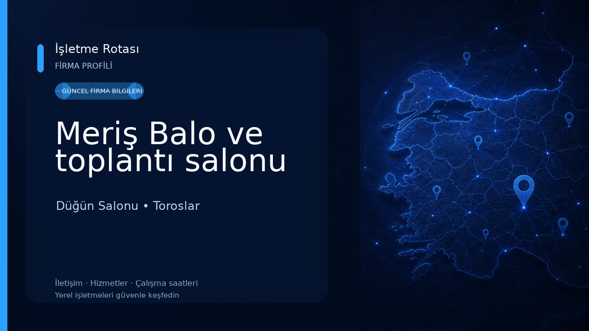 Meriş Balo ve toplantı salonu