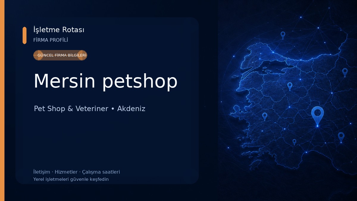 Mersin petshop 