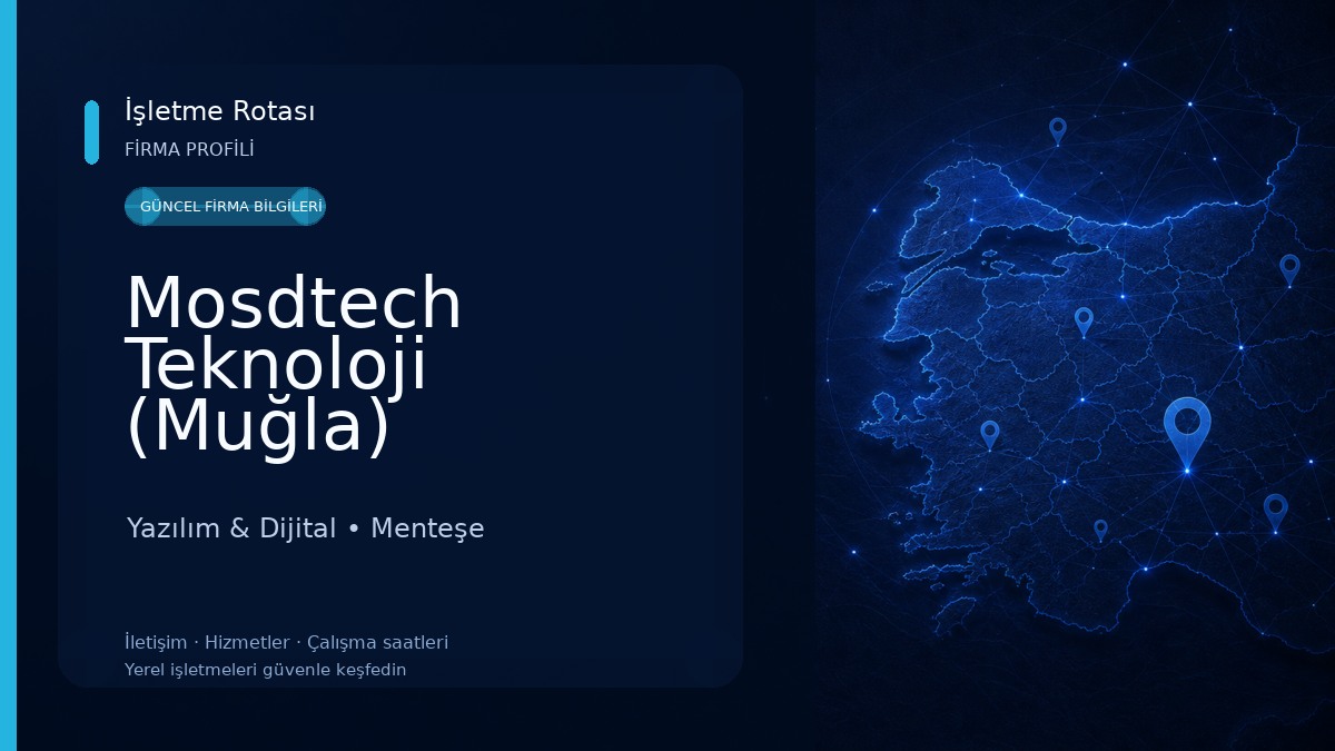 Mosdtech Teknoloji (Muğla) 