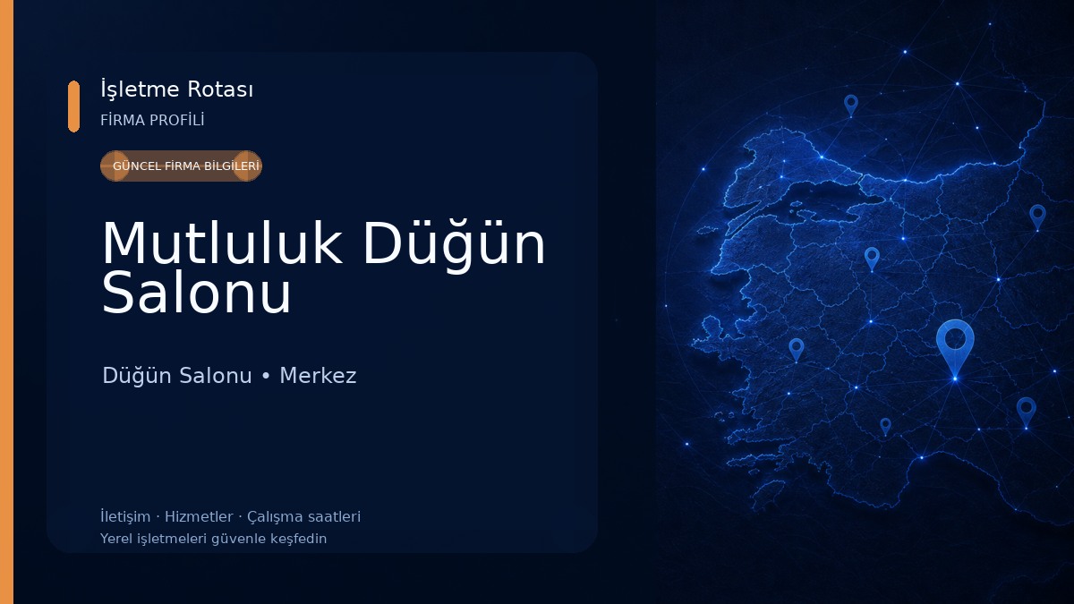 Mutluluk Düğün Salonu
