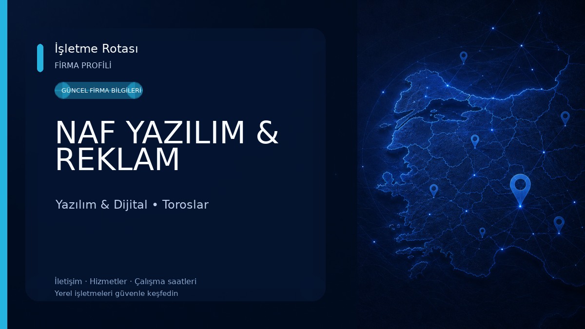 NAF YAZILIM & REKLAM Yazılım & Dijital