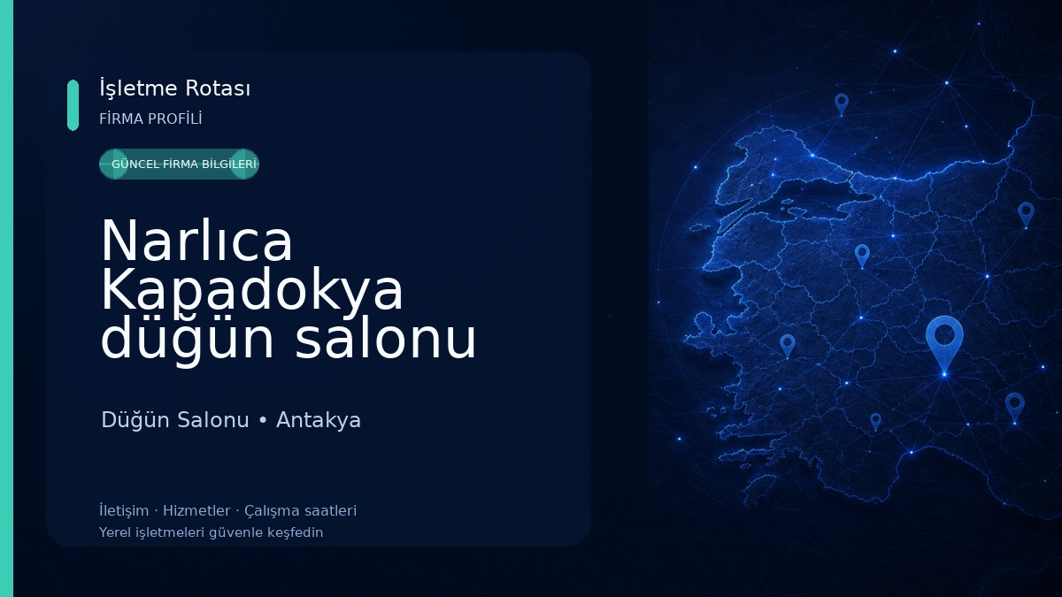 Narlıca Kapadokya düğün salonu