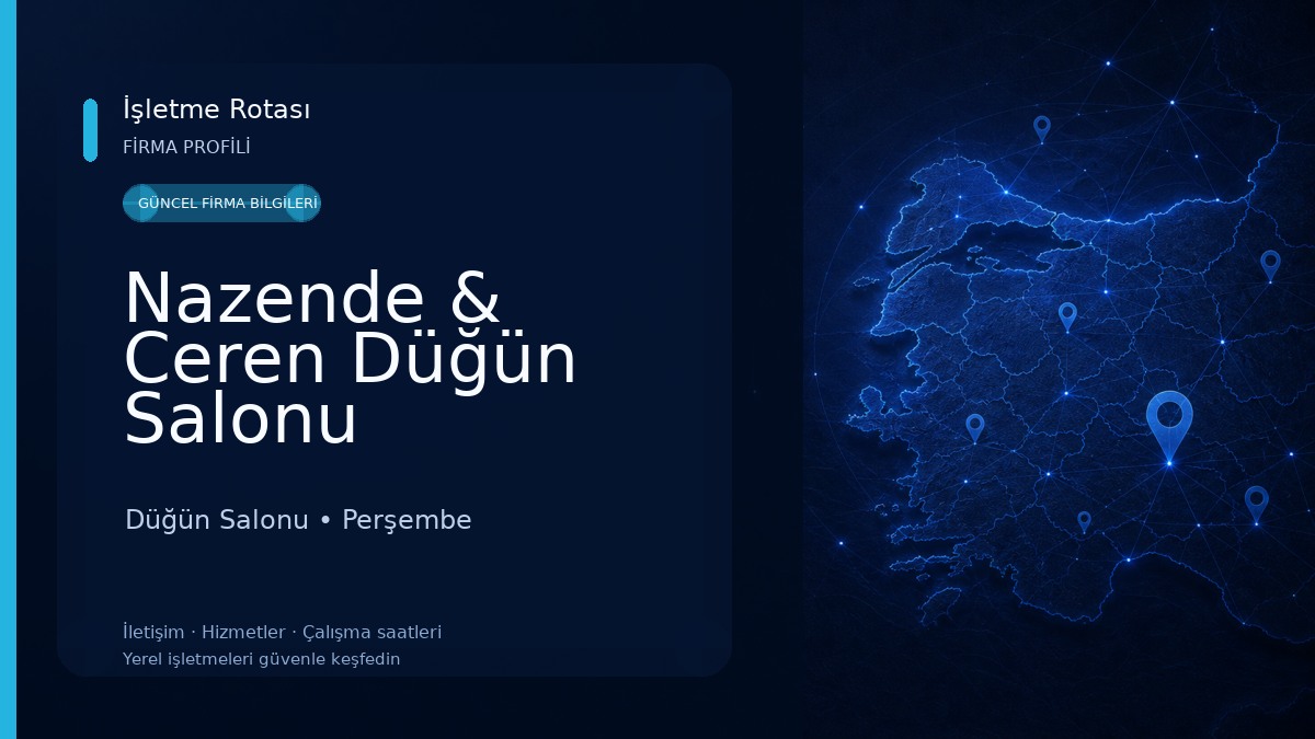 Nazende & Ceren Düğün Salonu Düğün Salonu