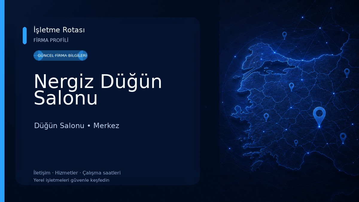 Nergiz Düğün Salonu Düğün Salonu