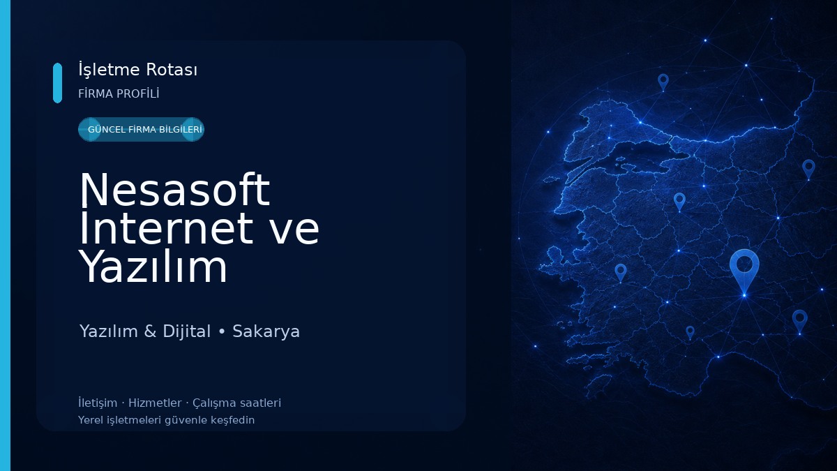 Nesasoft İnternet ve Yazılım Hizmetleri Yazılım & Dijital