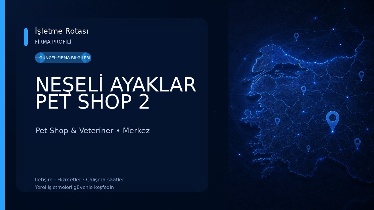 NEŞELİ AYAKLAR PET SHOP 2 Pet Shop & Veteriner