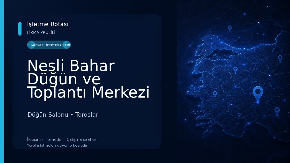 Nesli Bahar Düğün ve Toplantı Merkezi
