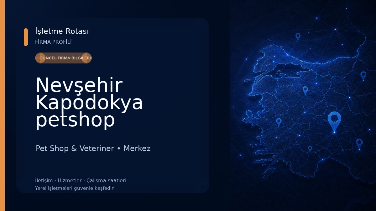 Nevşehir Kapodokya petshop Pet Shop & Veteriner