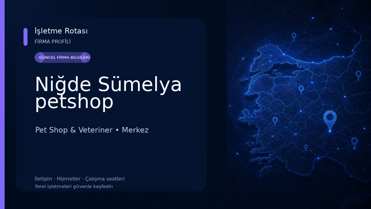 Niğde Sümelya petshop Pet Shop & Veteriner