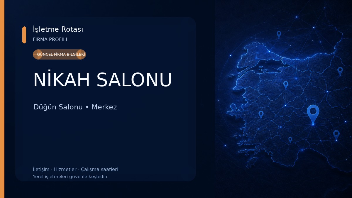 NİKAH SALONU