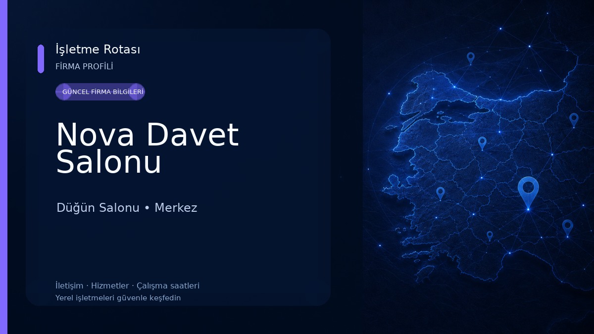 Nova Davet Salonu Düğün Salonu