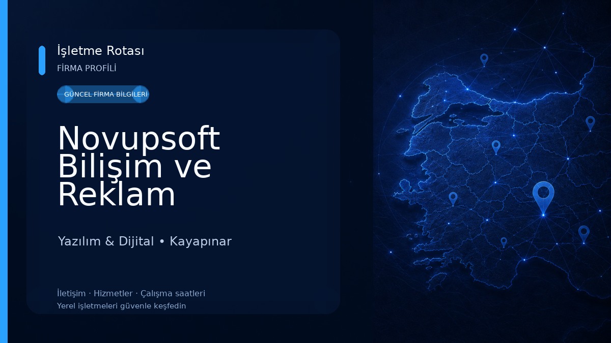 Novupsoft Bilişim ve Reklam Yazılım & Dijital