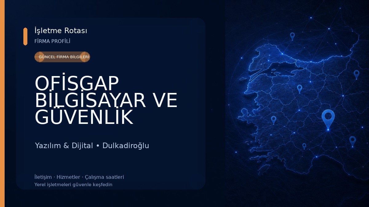 OFİSGAP BİLGİSAYAR VE GÜVENLİK SİSTEMLELERİ