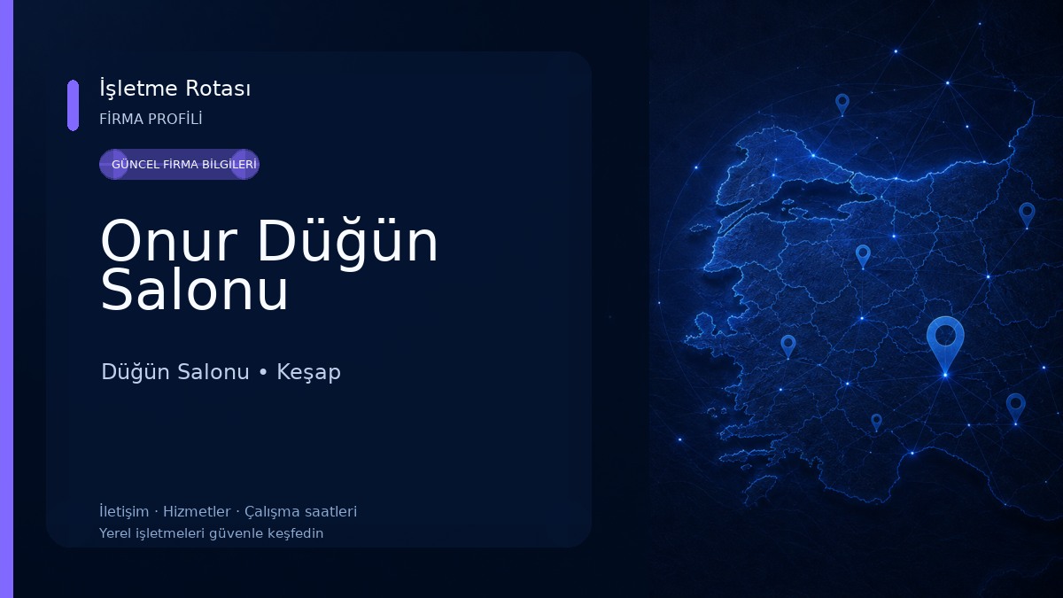 Onur Düğün Salonu Düğün Salonu
