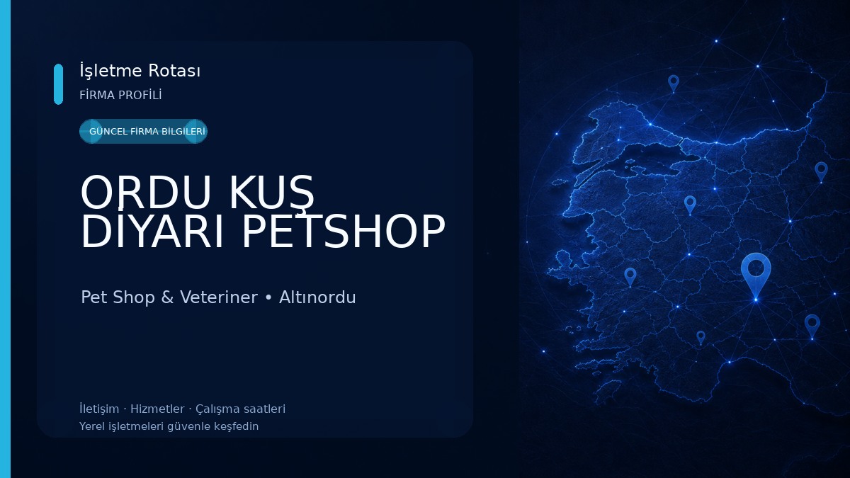 ORDU KUŞ DİYARI PETSHOP Pet Shop & Veteriner