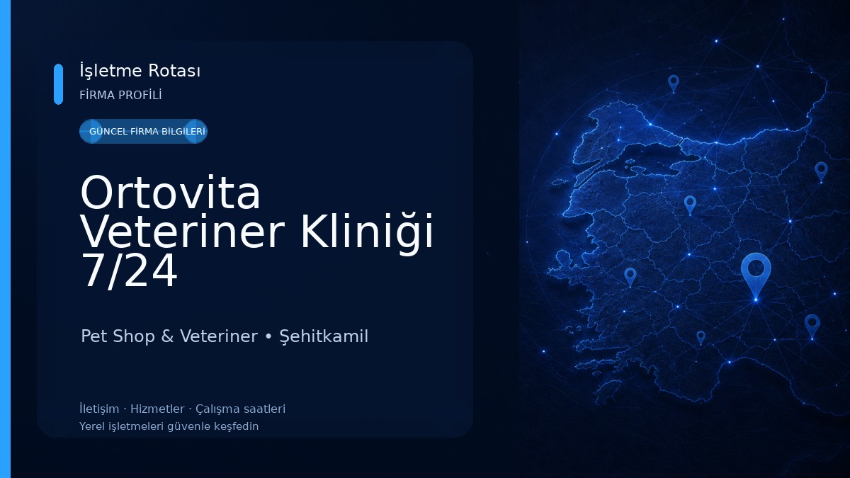 Ortovita Veteriner Kliniği 7/24 Pet Shop & Veteriner