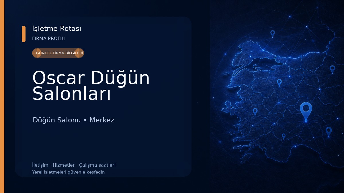 Oscar Düğün Salonları Düğün Salonu