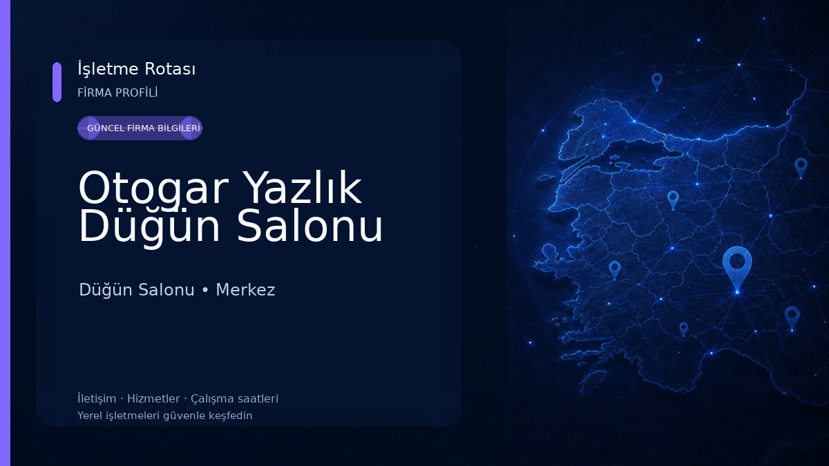 Otogar Yazlık Düğün Salonu Düğün Salonu