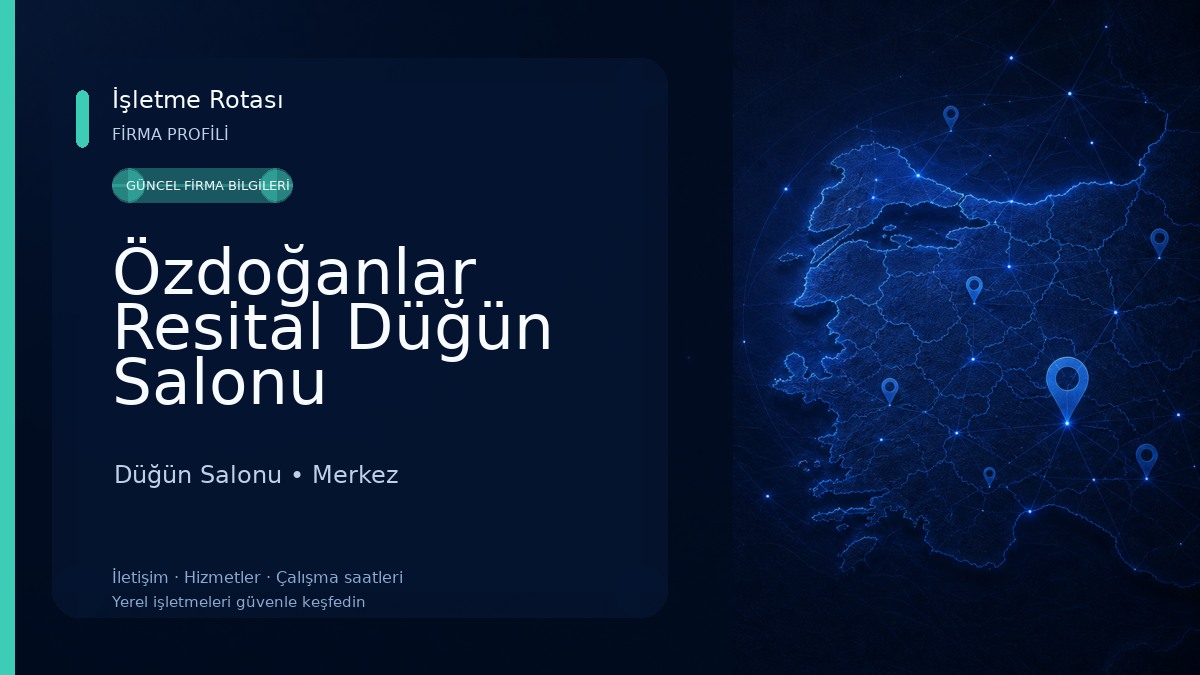 Özdoğanlar Resital Düğün Salonu 