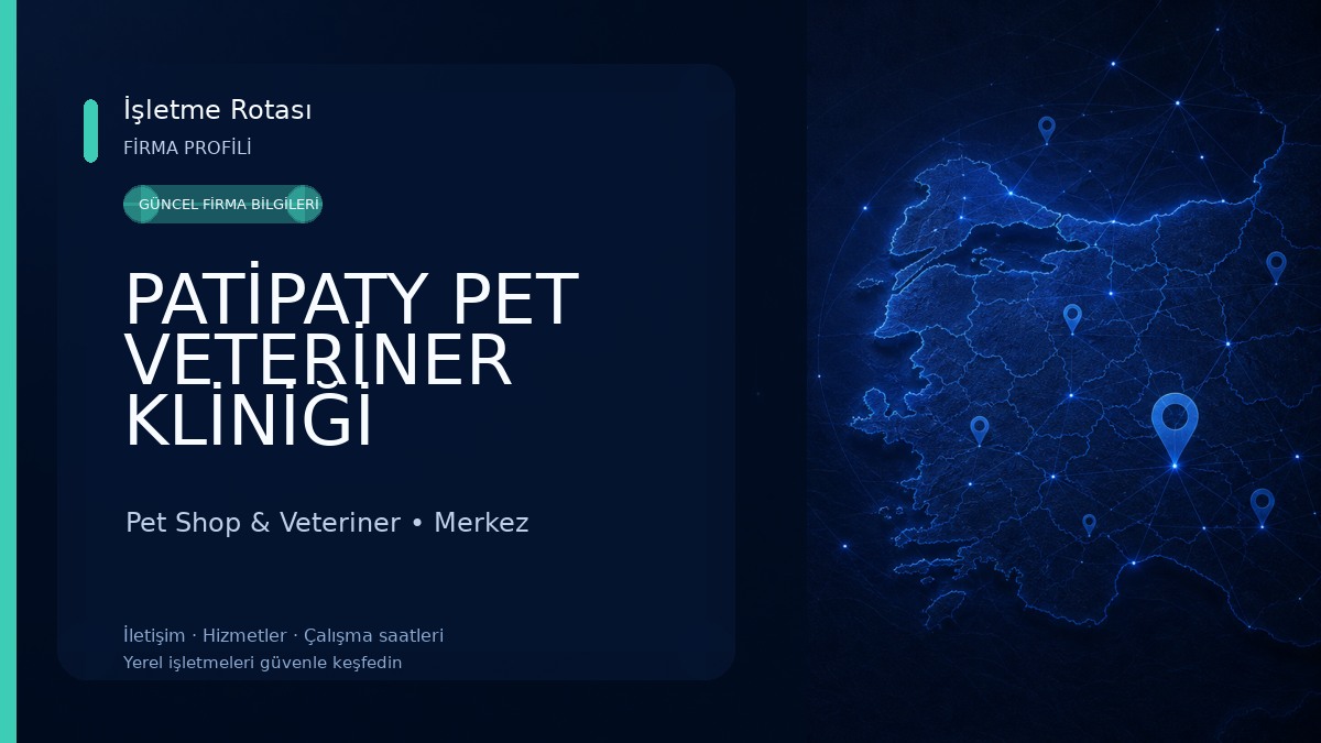 PATİPATY PET VETERİNER KLİNİĞİ Pet Shop & Veteriner