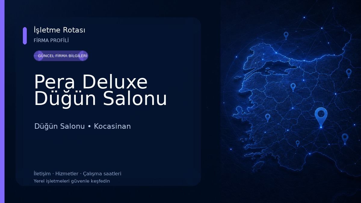 Pera Deluxe Düğün Salonu Düğün Salonu