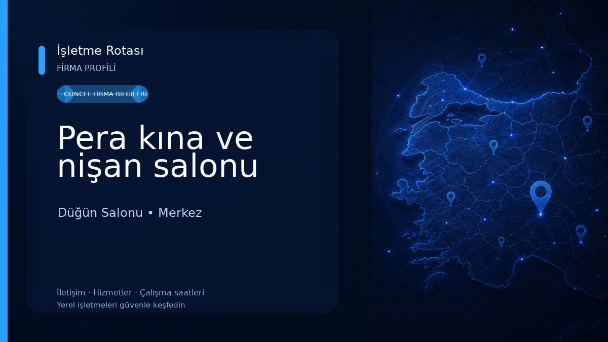 Pera kına ve nişan salonu Düğün Salonu