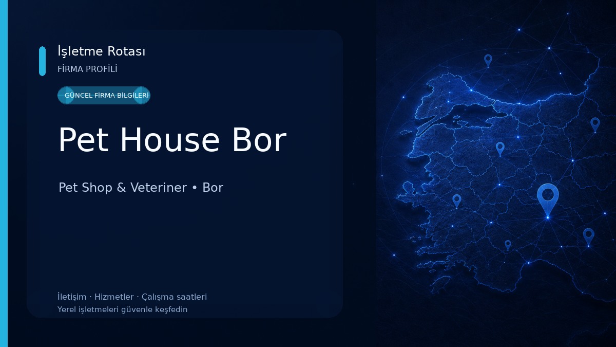 Pet House Bor Pet Shop & Veteriner