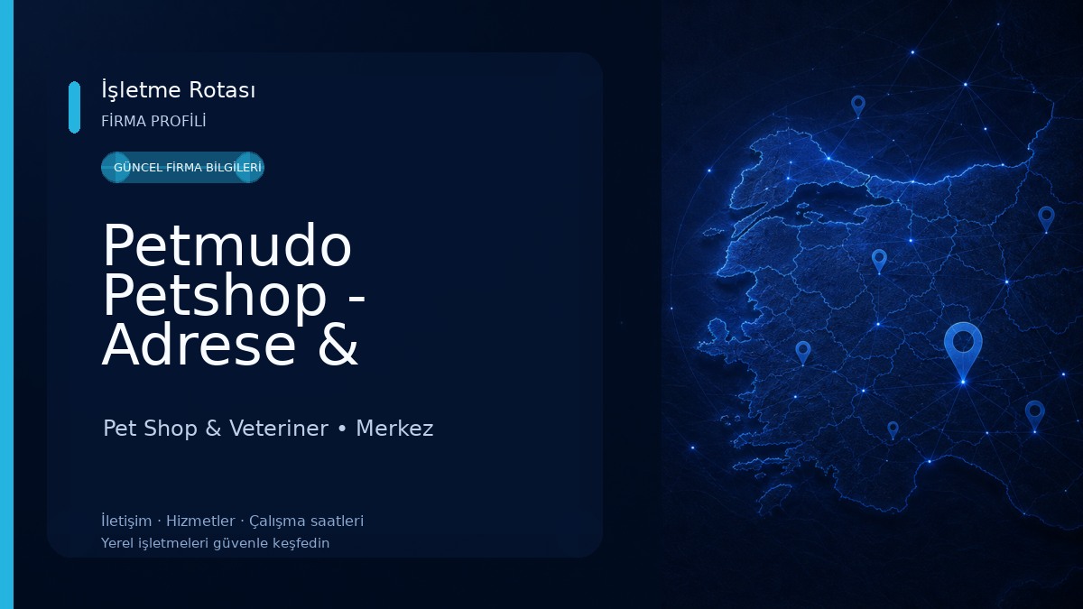 Petmudo Petshop - Adrese & Mağazadan Teslim Petshop Hizmeti Pet Shop & Veteriner
