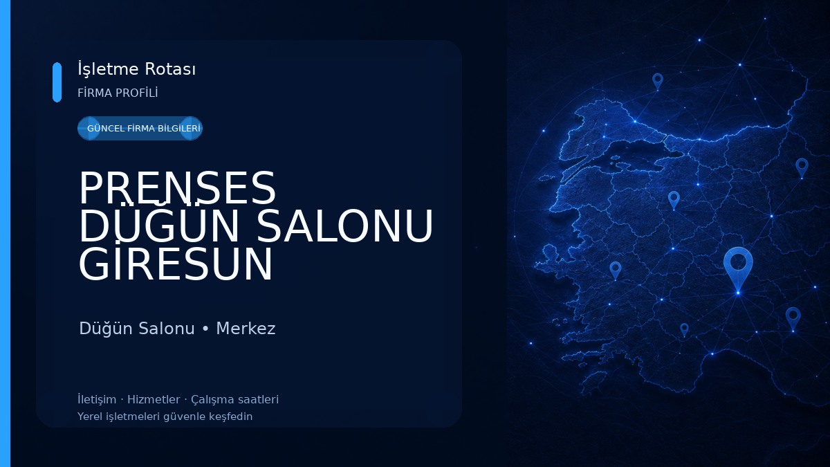 PRENSES DÜĞÜN SALONU GİRESUN Düğün Salonu