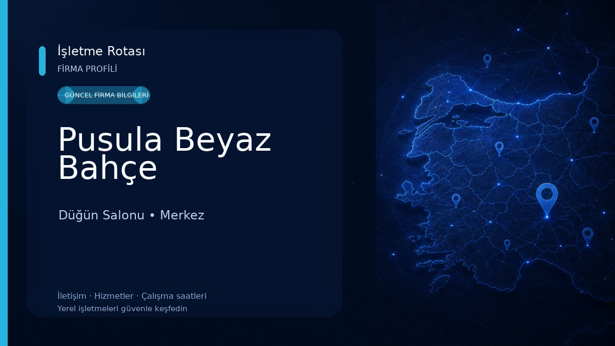 Pusula Beyaz Bahçe