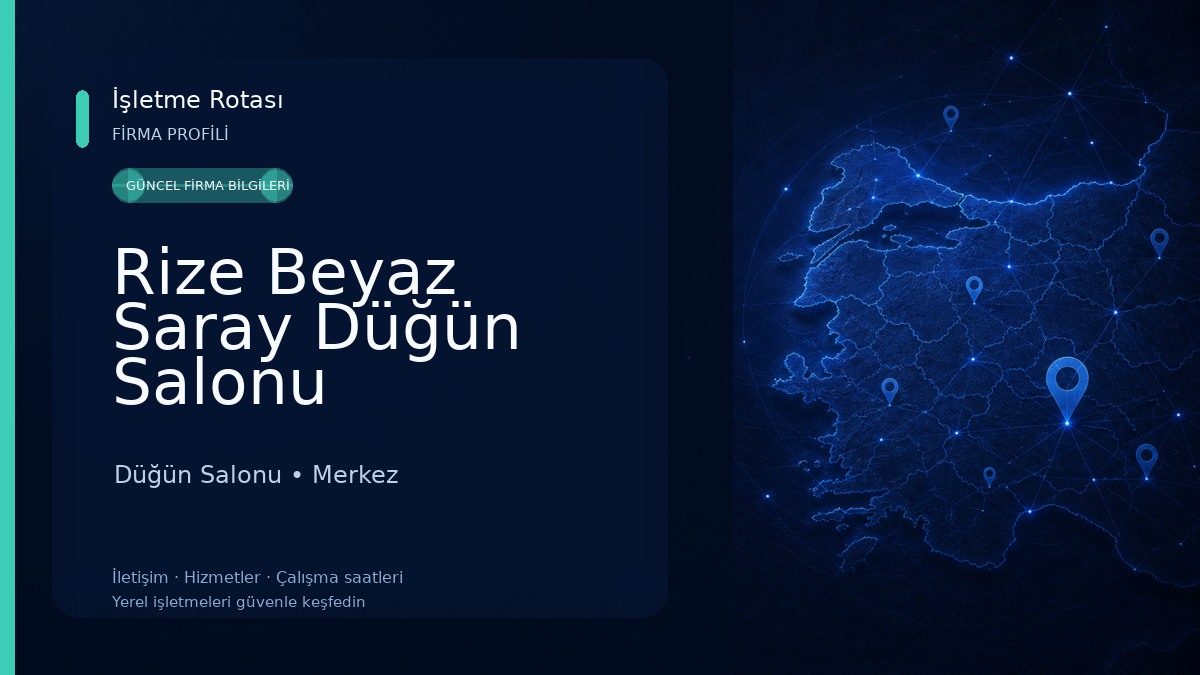 Rize Beyaz Saray Düğün Salonu Düğün Salonu