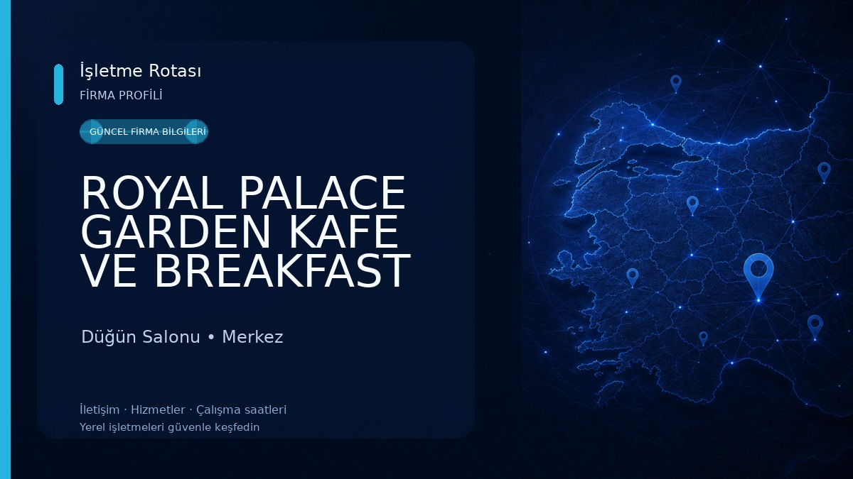 ROYAL PALACE GARDEN KAFE VE BREAKFAST KIR KAHVALTI SARAYI Düğün Salonu