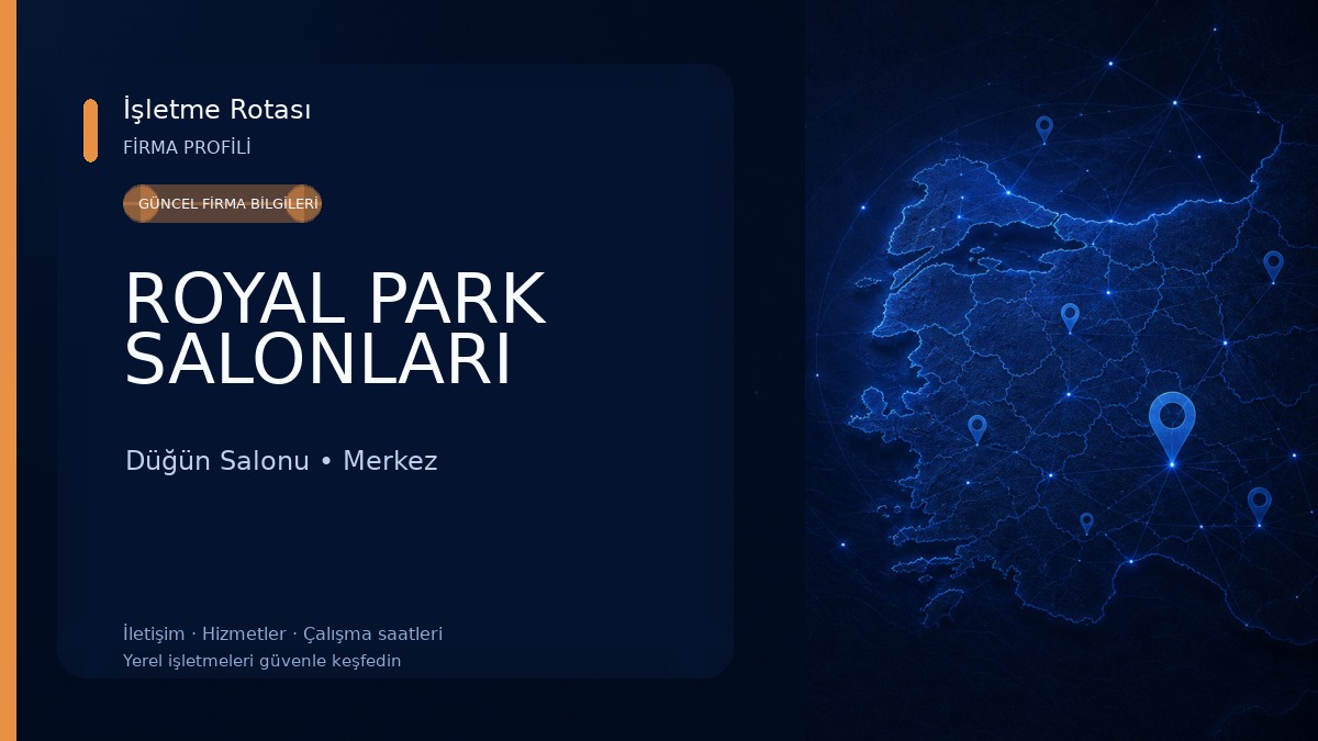 ROYAL PARK SALONLARI Düğün Salonu