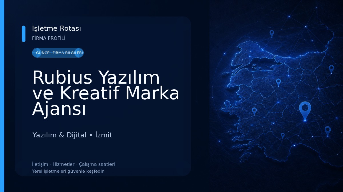 Rubius Yazılım ve Kreatif Marka Ajansı Yazılım & Dijital