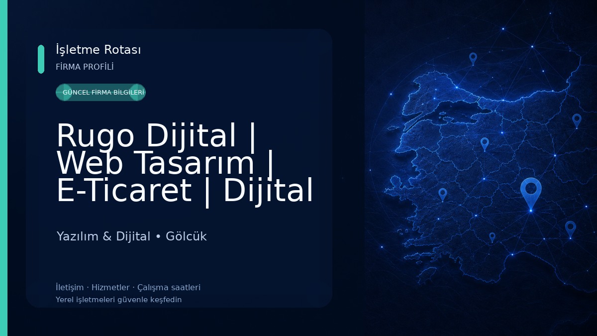 Rugo Dijital | Web Tasarım | E-Ticaret | Dijital Reklam Hizmetleri