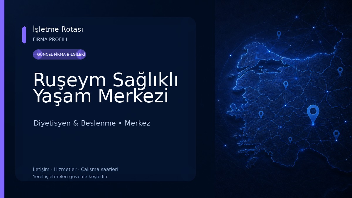 Ruşeym Sağlıklı Yaşam Merkezi Diyetisyen & Beslenme