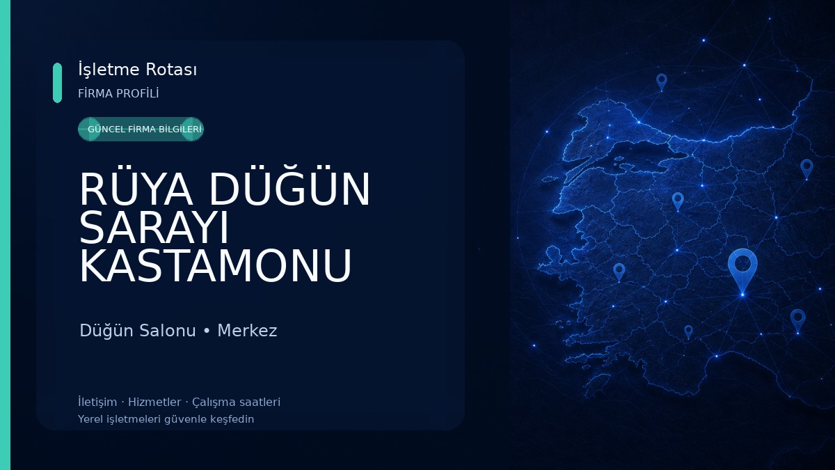 RÜYA DÜĞÜN SARAYI KASTAMONU