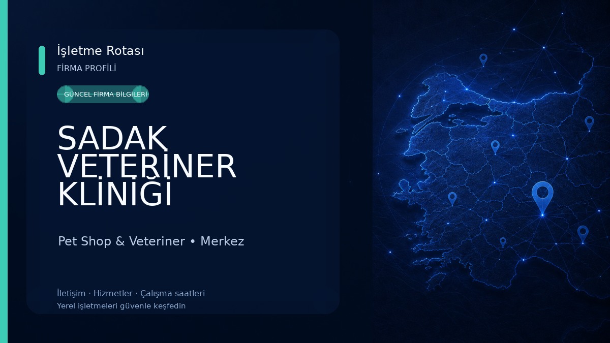 SADAK VETERİNER KLİNİĞİ Pet Shop & Veteriner
