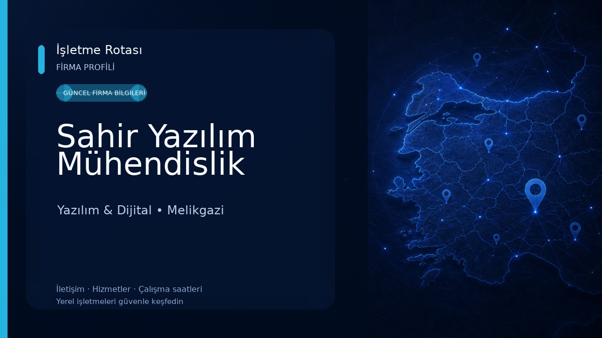 Sahir Yazılım Mühendislik Yazılım & Dijital
