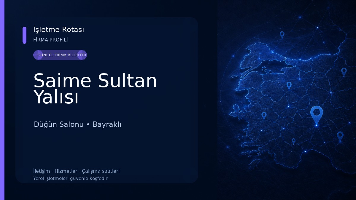 Saime Sultan Yalısı Düğün Salonu