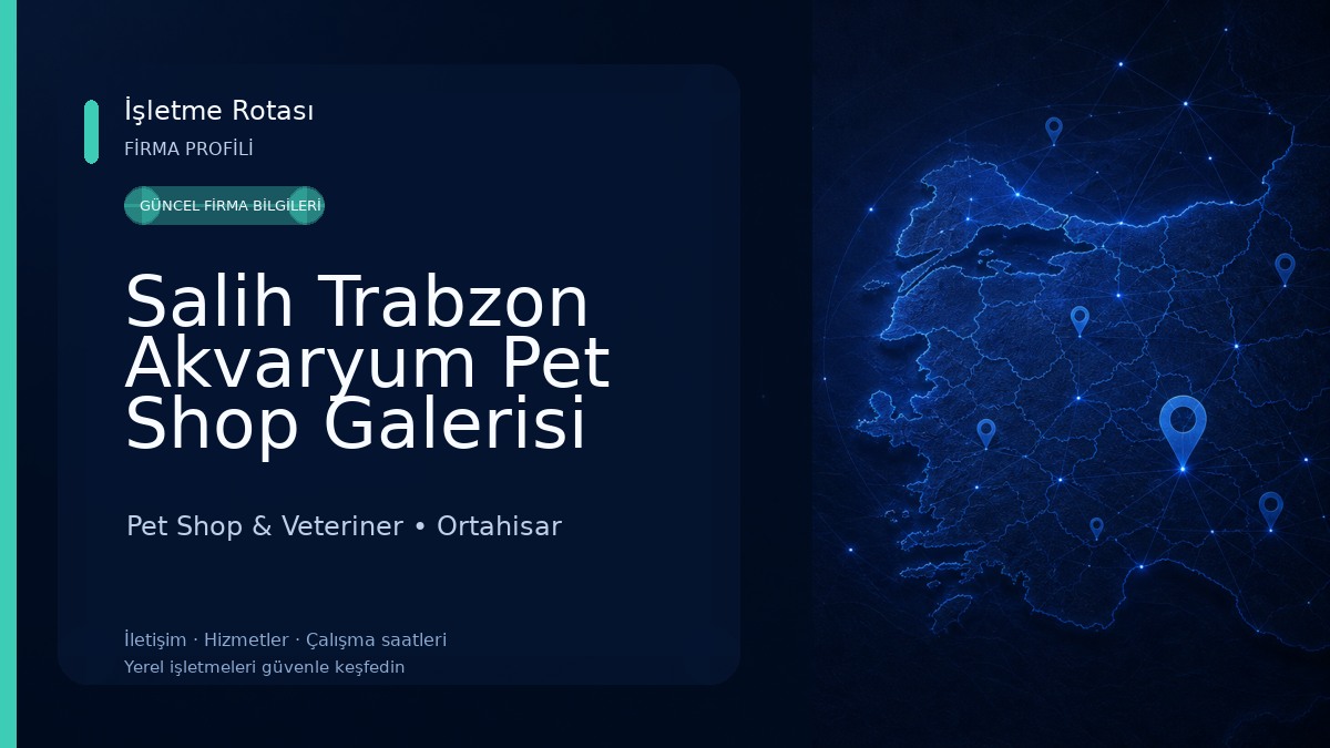 Salih Trabzon Akvaryum Pet Shop Galerisi