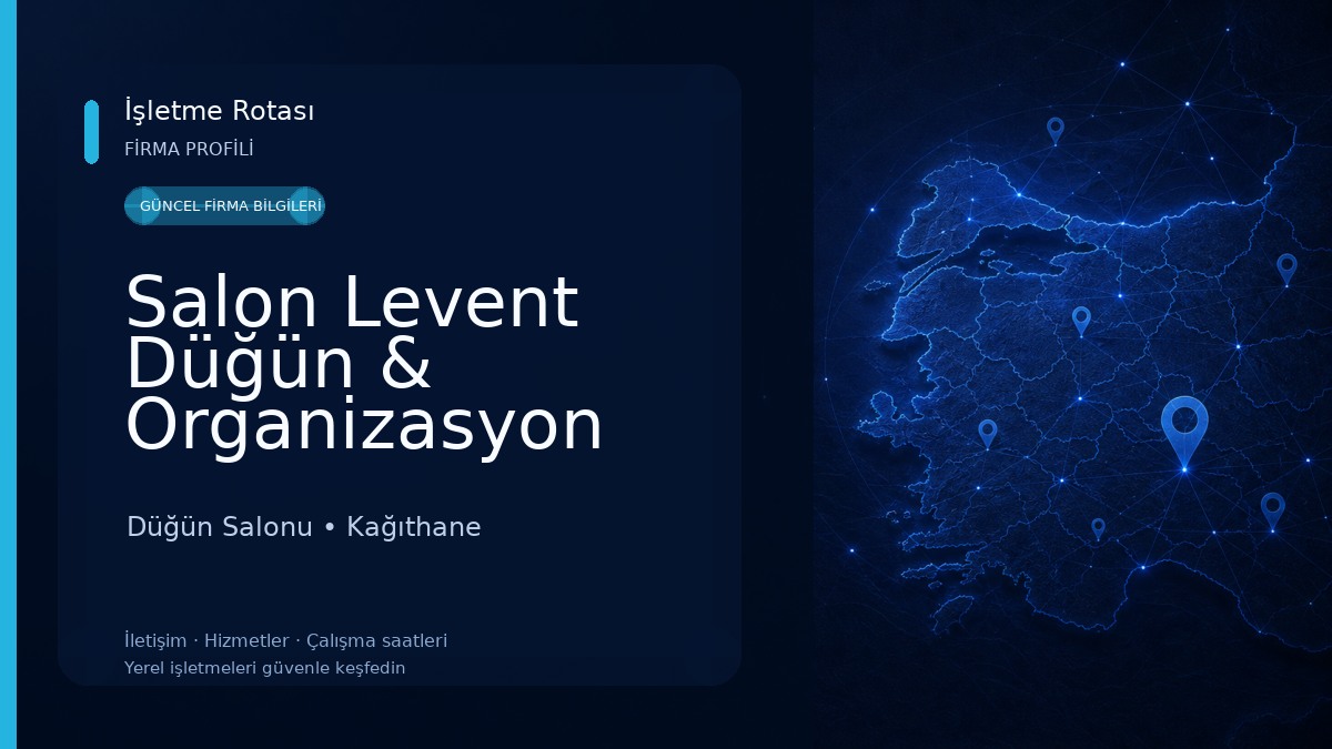 Salon Levent Düğün & Organizasyon Hizmetleri Düğün Salonu