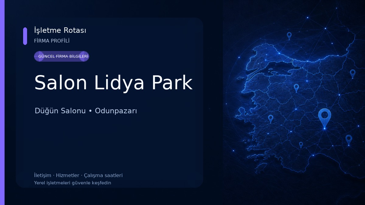 Salon Lidya Park Düğün Salonu