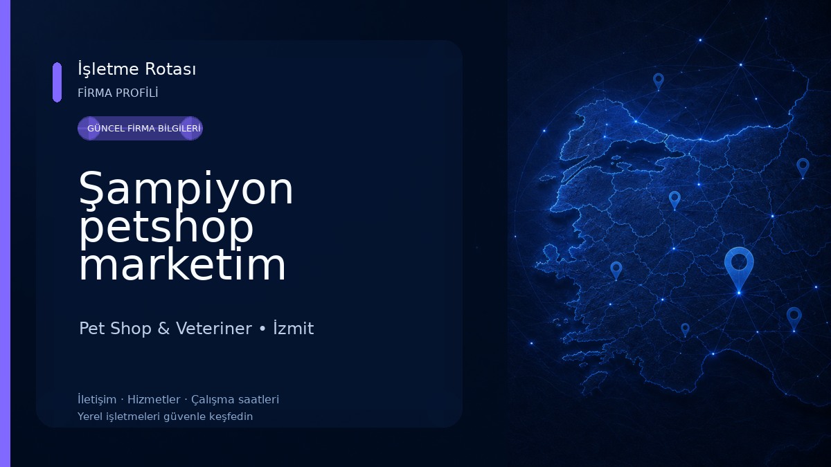 Şampiyon petshop marketim Pet Shop & Veteriner
